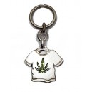 Llavero camiseta marihuana