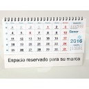 Calendario de sobremesa horizantal